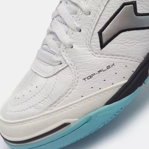 Chuteira De Futsal Joma Top Flex Rebound - Branco E Azul - Image 4
