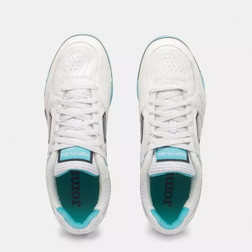 Chuteira De Futsal Joma Top Flex Rebound - Branco E Azul - Image 5