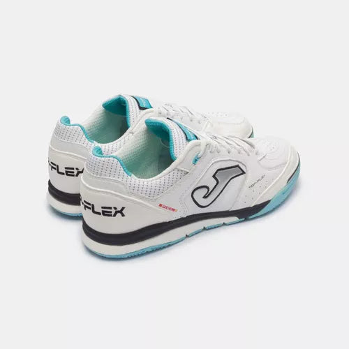 Chuteira De Futsal Joma Top Flex Rebound - Branco E Azul - Image 6