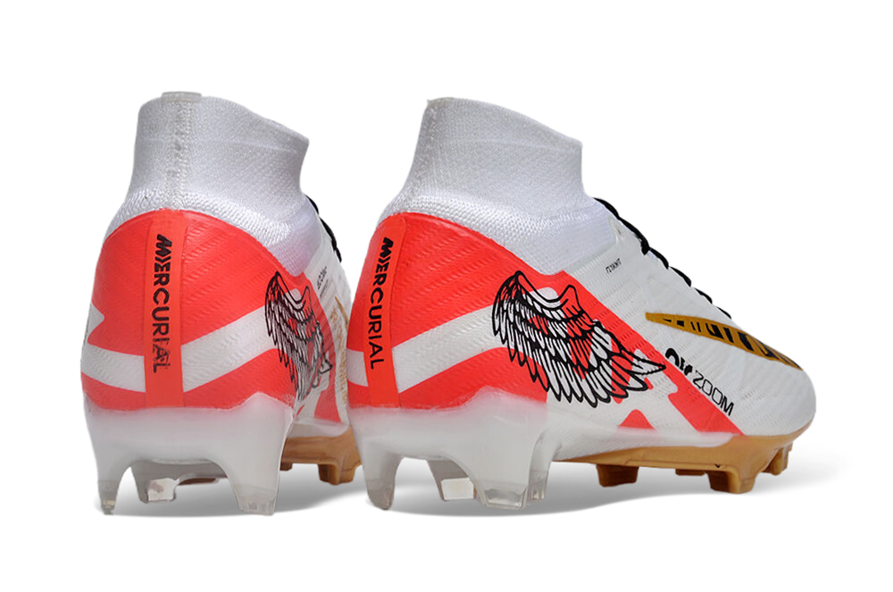 Nike Air Zoom Superfly 9 FG Elite - Branco Dourado - Image 5