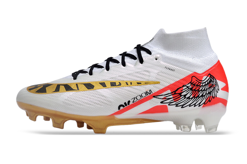 Nike Air Zoom Superfly 9 FG Elite - Branco Dourado - Image 3