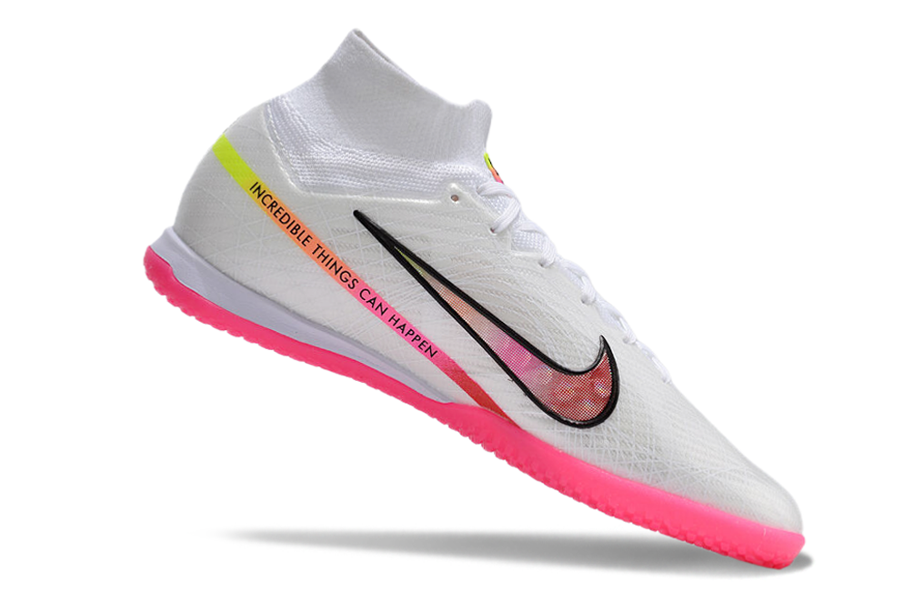 Nike Air Zoom Mercurial Superfly 9 Elite Futsal - Branco Rosa - Image 4